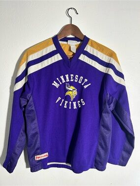 Minnesota Vikings Purple & Gold Long-Sleeve Fan Jersey